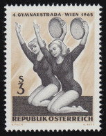 1191 Gymnaestrada, Wien, Turnerinnen Mit Tamburin, 3 S, Postfrisch ** - Unused Stamps