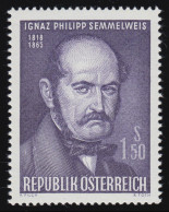 1192 100. Todestag, Ignaz Semmelweiss ( 1818-1865),  1.50 S, Postfrisch ** - Nuevos