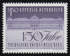 1198 150 J. Techn. Hochschule Wien, Gebäude Der TU Wien, 1.50 S, Postfrisch ** - Neufs