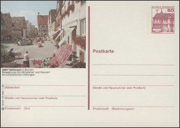 P138-l6/093 8867 Oettingen/Bayern - Innenstadt ** - Cartes Postales Illustrées - Neuves