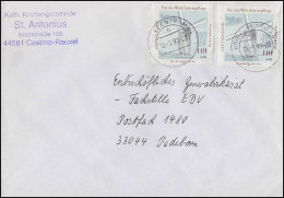 1950 Wofa Niederrheinische Bockwindmühle Bedarfsbrief MeF Brief BZ 44 - 18.5.98 - Andere & Zonder Classificatie