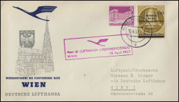 Eröffnungsflug Lufthansa Nach Wien, Hamburg 18.4.1957/ Wien 101 18.4.1957 - Eerste Vluchten