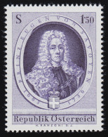 1134 300. Geburtstag, Prinz Eugen Von Savoyen (1663-1736) 1.50 S, Postfrisch ** - Nuevos