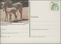 P134-j10/151 8500 Nürnberg - Tiergarten: Zebra ** - Geïllustreerde Postkaarten - Ongebruikt