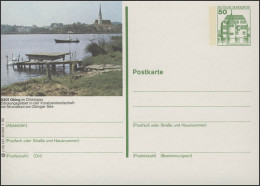 P134-j10/147 8201 Obing - Panorama Mit Kirche Und See ** - Bildpostkarten - Ungebraucht