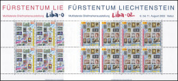 1297-1298 Briefmarkenausstellung LIBA 2002, 2 Werte, Kleinbogen-Satz ** - Nuevos