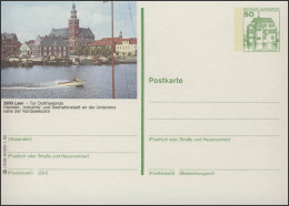 P134-j5/066 2950 Leer - Hafen Mit Rathaus ** - Illustrated Postcards - Mint