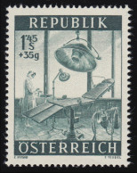 1002 Gesundheitsfürsorge, Operationssaal, 1.45 S + 35 G, Postfrisch ** - Unused Stamps