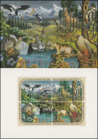 MK 1 Von UNO New York 608-611 Fauna Und Flora 1991, Amtliche Maximumkarte - Autres & Non Classés