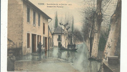 73 // YENNE   Inondation Du 20 Janvier 1910  Avenue Des Platanes - Yenne