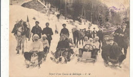 73 // MODANE ??  Départ D'une Course De BOBSLEIGHS  F.M. - Modane