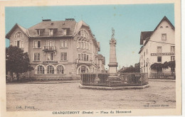 25 // CHARQUEMONT   Place Du Monument - Sonstige & Ohne Zuordnung