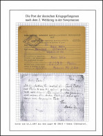 Kriegsgefangenenpost Karte Lager MO 306/5 Schepetowka UdSSR Bremen 16.3.1947 - Feldpost 2e Wereldoorlog
