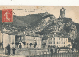 09 // TARASCON SUR ARIEGE   Quai Armand Sylvestre - Hotel Francal - Tour Du Castella - Sonstige & Ohne Zuordnung