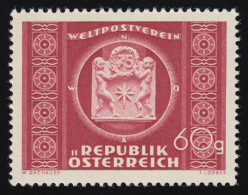 944 75 Jahre Weltpostverein, Jubiläumstafel, 60 G, Postfrisch ** - Neufs