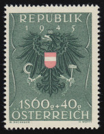 940 Kriegsgefangenenfürsorge, Bundeswappen (1945), 1,60 S + 40 G, Postfrisch ** - Ungebraucht