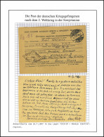 Kriegsgefangenenpost Karte Ins Lager 7323/19 Tula UdSSR, Heuchelheim 16.7.1947 - Feldpost World War II