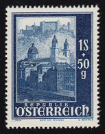 891 Wiederaufbau Salzburg, Dom Und Festung, 1 S + 50 G, Postfrisch ** - Unused Stamps