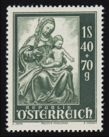 892 Wiederaufbau Salzbg. Dom, Die Schöne Madonna, 1,40 S + 70 G, Postfrisch ** - Unused Stamps