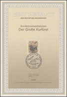 ETB 09/1988 Der Großer Kurfürst - 1e Jour – FDC (feuillets)