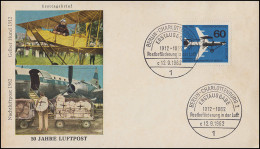 230 Luftpostbeförderung Auf Schmuck-FDC ESSt BERLIN-CHARLOTTENBURG 12.9.1962 - Cartas & Documentos