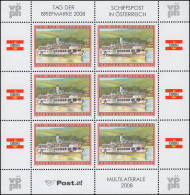 2767KB Tag Der Briefmarke Schaufelraddampfer 2008 - Kompletter Kleinbogen, ** - Ongebruikt