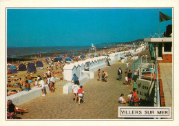 VILLIERS SUR MER Station  Balneaire Reputee La Plage 12(scan Recto Verso)ME2688 - Villers Sur Mer