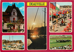 DEAUVILLE L Hotel De Ville Les Planches Port Deauville Les Courses 4 (scan Recto Verso)ME2692 - Deauville