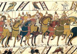 TAPISSERIE DE BABYEUX La Cavalerie Normande S Ebranle 5(scan Recto Verso)ME2693 - Bayeux