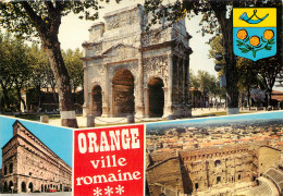 ORANGE L Arc De Triomphe Le Grand Mur Le Theatre Antique 12(scan Recto Verso)ME2699 - Orange