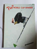 CP - Ski De Vitesse Pia1989 Coupe Du Monde - Deportes De Invierno