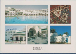 Djerba, Hôtel Dar Midoun, Multivues, Avec Timbre Non Oblitéré - Tunesië