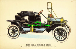 R576726 1910. 20 H. P. Model T Ford. Three Seater Runabout With Body Style. Pres - World