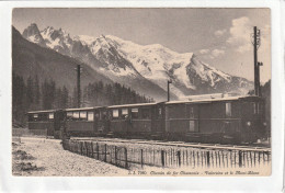 CPA :  14 X 9  -  Chemin De Fer Chamonix - Valorcine Et Le Mont-Blanc - Chamonix-Mont-Blanc