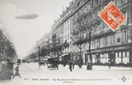 CPA. [75] > TOUT PARIS > N° 1077 - Le Boulevard Voltaire Pris à La Rue Oberkampf - (XIe Arrt.) - 1912 - Coll. F. Fleury - Arrondissement: 11