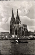 CPA Köln Am Rhein, Dom, Rheinufer, Dampfschiff - Autres & Non Classés