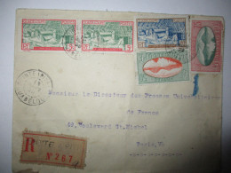 Enveloppe Recommandé 1929.Guadeloupe..pointe A Pitre..1929..adressé Directeur Des Presses Universitaires De France.paris - Cartas & Documentos