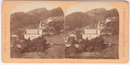 Photos Stéréoscopiques  - Suisse - Schleuis Oberland Grison A. Gabler Interlaken - Stereo-Photographie