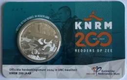 Nederland 2024  5 Euro In Coincard  "KNMR 200 Jaar Redders Op Zee"  !! - Niederlande
