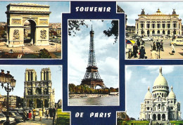 SCENES FROM AROUND PARIS,  FRANCE. UNUSED POSTCARD Ms7 - Panorama's