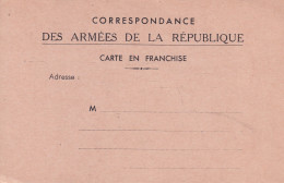 MILITAIRE(FRANCHISE MILITAIRE) - War 1914-18