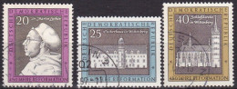 DDR  1967, 1317/19, Used Oo,Thesenanschlags An Der Schlosskirche Wittenberg Durch Martin Luther - Usati