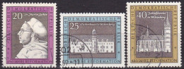 DDR  1967, 1317/19, Used Oo,Thesenanschlags An Der Schlosskirche Wittenberg Durch Martin Luther - Gebruikt