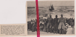 IJmuiden - Vergane Schip Sch.179 Uit Scheveningen  - Orig. Knipsel Coupure Tijdschrift Magazine - 1936 - Unclassified