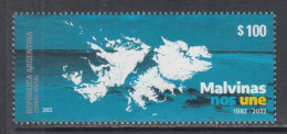 2022 Argentina Malvinas Falkland Islands Complete Set Of 1 MNH - Unused Stamps