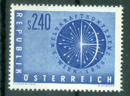 Autriche  Yv 859 * * TB  énergie   - Unused Stamps