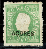 Açores, 1871, # 20e Dent. 12 3/4, Sob. C, MH - Azoren