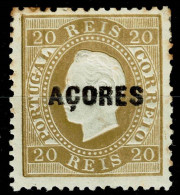 Açores, 1871, # 18c Dent. 12 3/4, Sob. B, MH - Açores