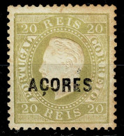 Açores, 1871, # 18 Dent. 12 3/4, Sob. A, MNG - Açores