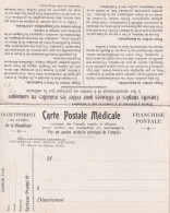 MILITAIRE(FRANCHISE MILITAIRE) MEDICALE - Guerre 1914-18